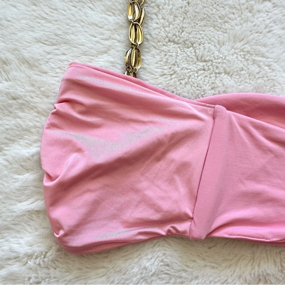 NEW!!! We Wore What women bikini top size L with chain Retail 125$ - Picture 7 of 7